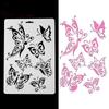 NEW Mural Butterfly Template DIY Handmade Scrapbook Photo Album Paper Card Student Production Craft Decorative Embossed Template