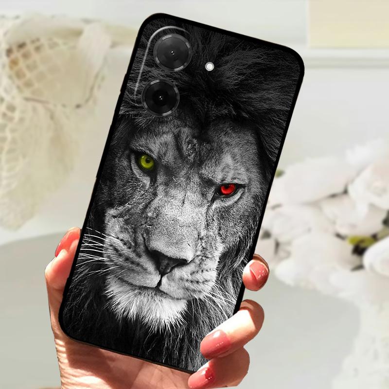 Чехлы для Poco C71 4G Бампер Мягкая ТПУ Задняя крышка Чехол для Xiaomi Redmi A5 4G Мультяшное Животное Ударопрочный Силиконовый Funda Capa