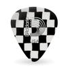 D'Addario Celluloid Checkerboard Picks, 0.70mm, Standard, 1CCB4-25, 25-Pack