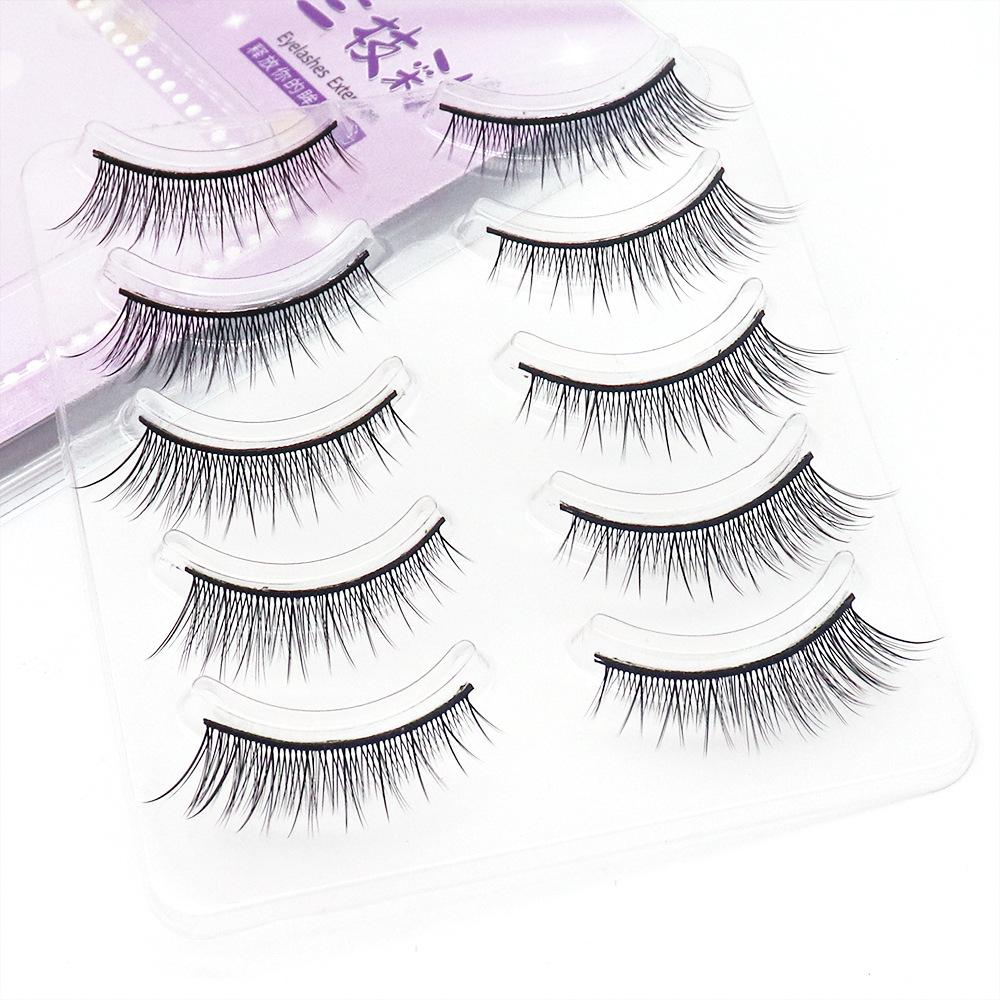 Sanzhicai M52 Fox Series Black Stalk Upper Eyelashes for Men's Ancient Style and Shota Cosplay