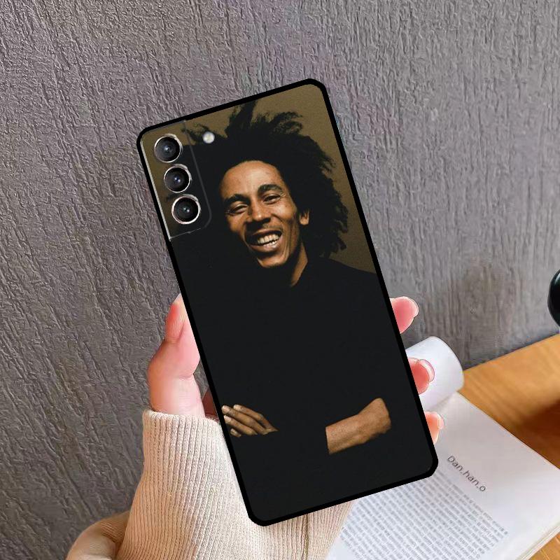 Bob Marley Quotes Rasta Reggae Soft Case For Samsung Galaxy S20 FE S21 S22 S23 Ultra Note 20 S8 S9 S10 Note 10 Plus Coque