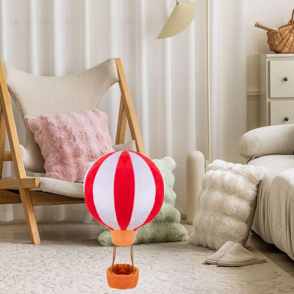 PP Cotton Colorful Hot Air Balloon Toy Lifelike Stuffed Air Balloon Doll  Home Decor