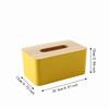 Plastic Rectangular Tissue Box 20.5 x 12 x 10 cm Decorative Tissue Box  for Living Room