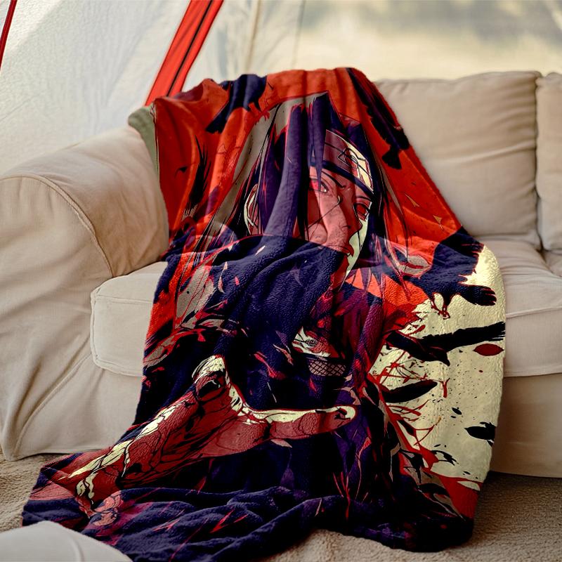 1pc naruto Blanket, Cozy Printed Throw Blanket, A Heartfelt Gift for Your Family and Friends