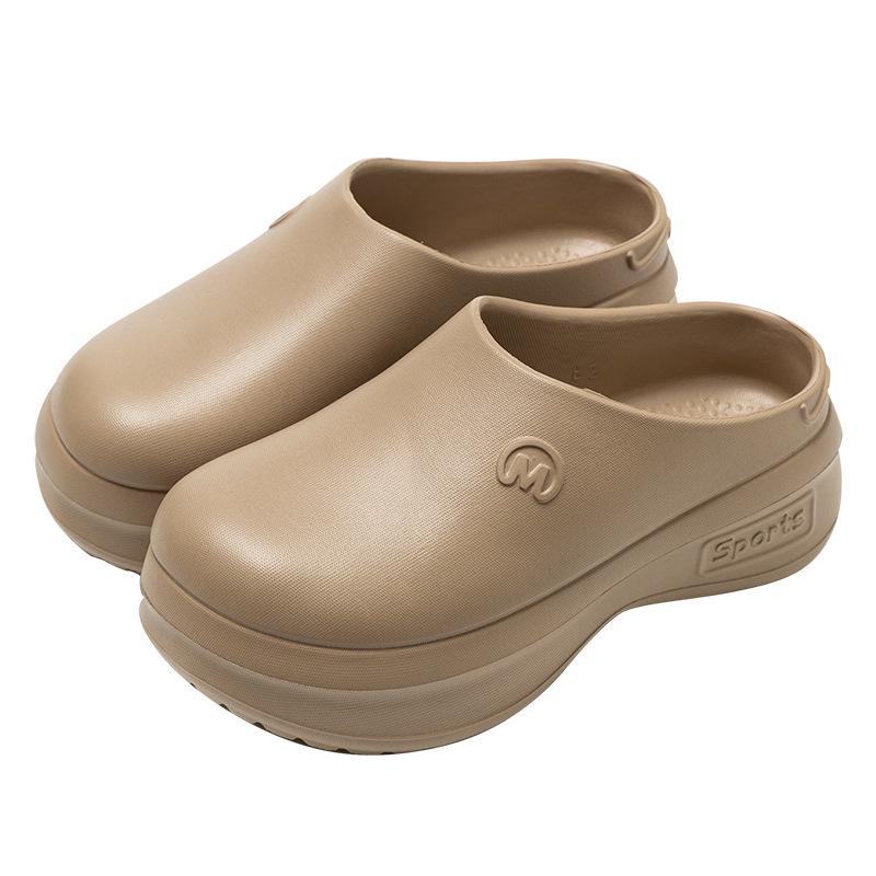 Унисекс мюли с закрытым носком: Шлепанцы медсестры из ЭВА, на одной лямке, пляжные сандалии, обувь для повара