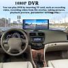 10.26" Car Dash Cam 1080P DVR Multimedia Player Support Carplay Android Auto FM