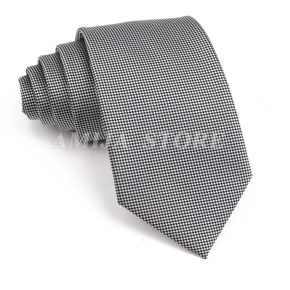 Men's Stripe Grey Navy Blue Wedding Ties Jacquard Woven 8CM Ployster Polka Floral Neck Ties