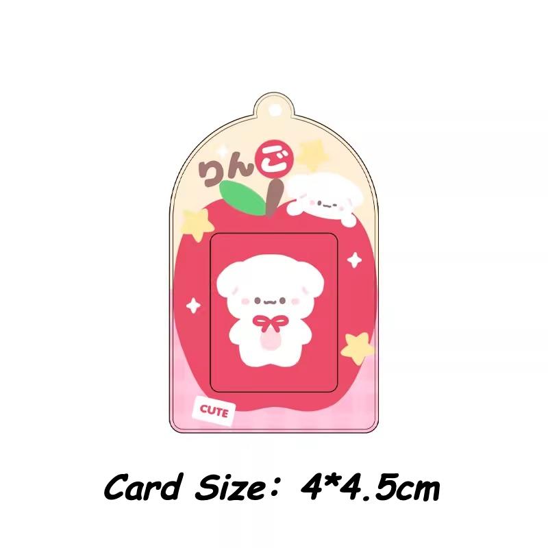 Новинки Милые фоторамки с животными Кавайный пудинг держатель для фотокарточек 2 дюйма K-pop рукава для фотокарточек INS стиль оригинальный дизайн
