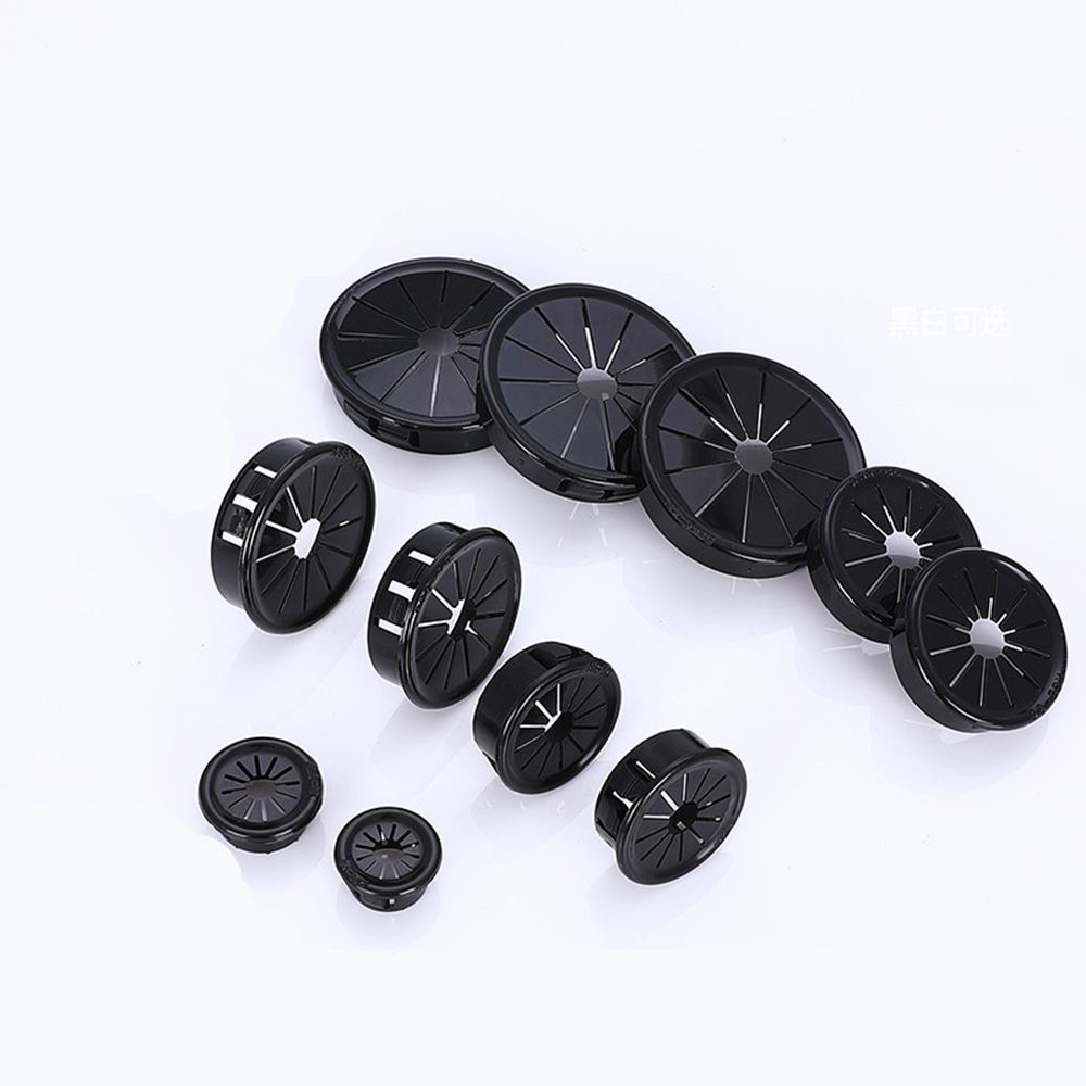 Line Organizer Cable Clamp Computer Grommet Desk Table Cable Fastener Wire Hole Cover Line Box