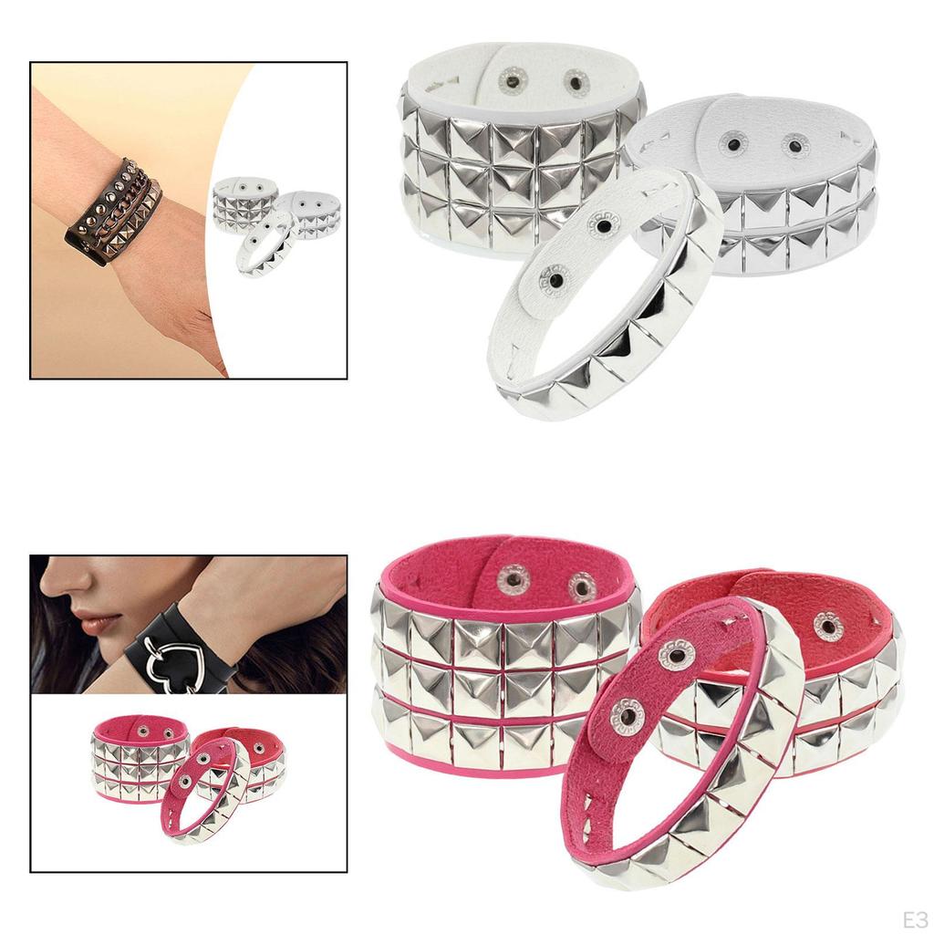 3 шт. браслеты ПУ модный браслет-обертка для взрослой косплей-вечеринки