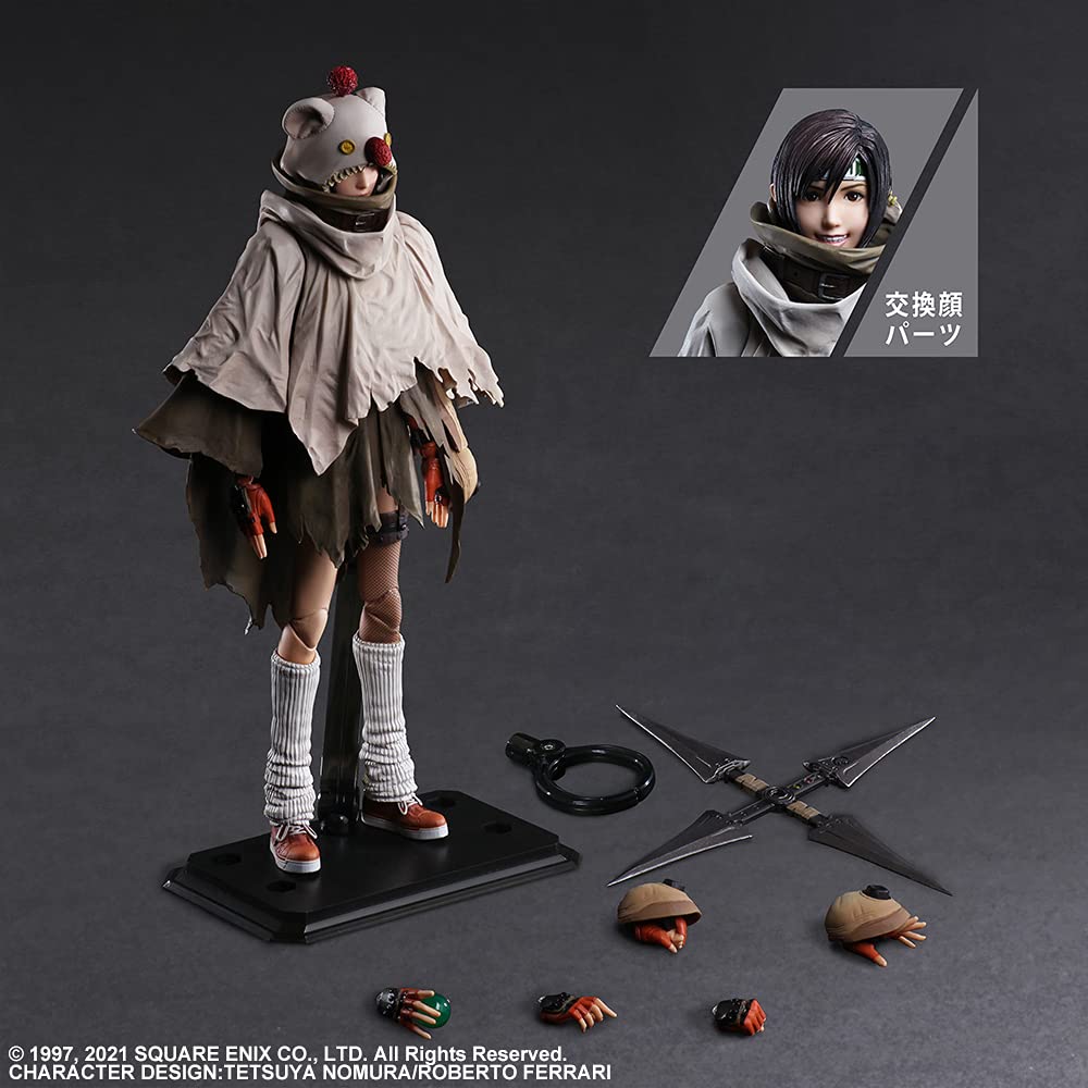 Final Fantasy VII Remake Intergrade PLAY ARTS Кай Юффи Кисараги подвижная окрашенная фигурка из ПВХ