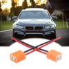 2pcs Ceramic H7 Headlight Adapter Repair Plug Sockets DC12V 24V 2-Wires Headlight Bulb Ceramic Socket Plug Connector