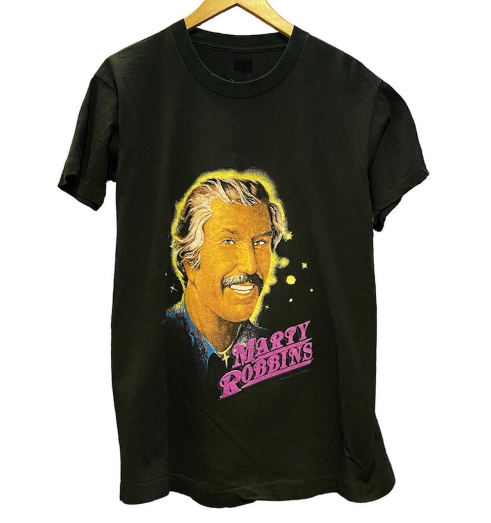 90s Marty Robbins Country Western Shirt Classic Black Unisex S-2345XL CC4072