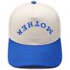 MOTHER Inverted embroidered truck driver hat retro color matching baseball cap women's casual sun hat