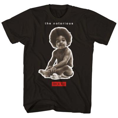Футболка детская мужская The Notorious BIG Хип-хоп Классическая рэп-футболка Бигги Новая Черная
