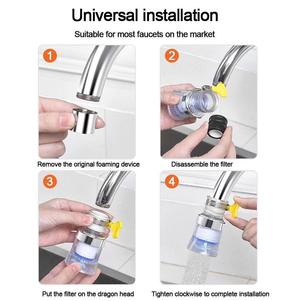 Брызгозащищенный кухонный смеситель, насадка для очистителя воды, аксессуары для бытовой раковины