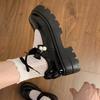 Platform Mary Janes Shoes Women's Versatile Student Retro Lolita Shoes Japanese JK Uniform Footwear Clunky Thick Single Shoes