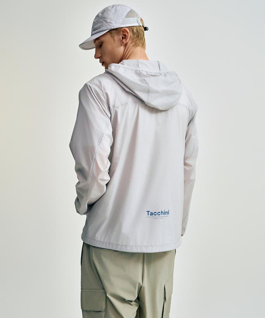 Мужская легкая тканая куртка Sergio Tacchini M Comfortcool (Л. Грей)