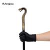 Bronze Luxury Snake Handle Fashion Walking Stick for Party Decorative Walking Cane Elegant Crosier Knob Walking Stick 93cm