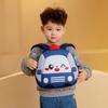 Children Cartoon Hard Shell Backpack With Oxford Fabric And Ergonomic Straps For School Use