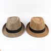 Соломенная шляпа Trilby Sun Hat Мужская женская летняя Панама Дизайнерская пляжная шляпа Fedora