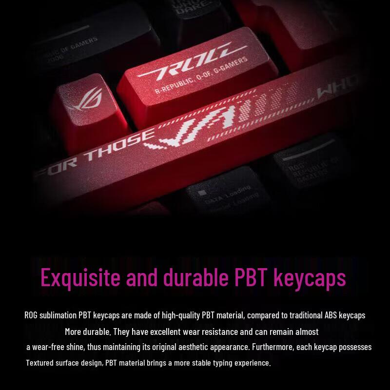 ASUS ROG PBT Dye-Sublimation Keycap Set
