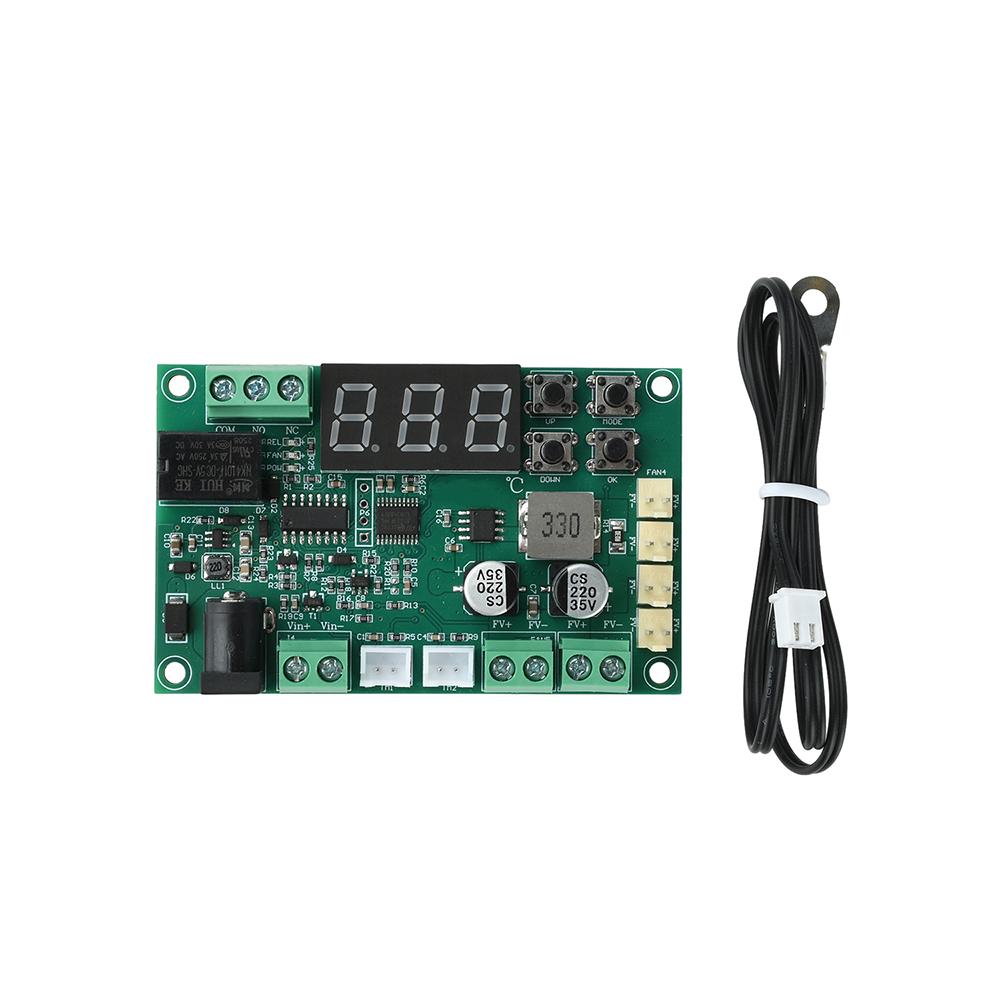 3A DC Fan Governor Digital Thermostat Module Auto Speed Control Support 2 3 4 Wire Fan For Cabinet Heat Dissipation System
