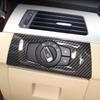 YAQP6 For BMW 3 Series E90 E92 E93 2005-12 ABS Car Styling Headlight Switch Button Frame Trim Cover Stickers Auto Interior Accessories