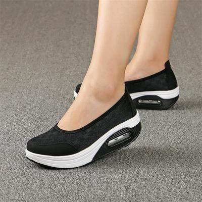 Летние женские туфли на толстой подошве Shake Casual Shake Shoes Thick Bottom Sponge Single Cushion Shoes