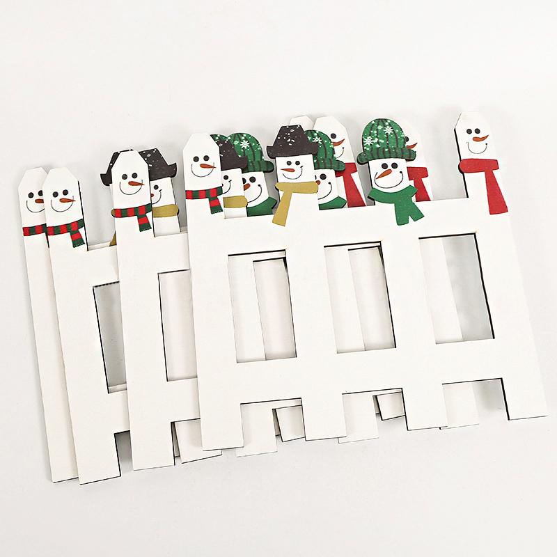 2 шт. Деревянный забор для дерева, украшение для дерева на вечеринку, украшение для двора, фестиваль, Рождество, деревянный забор 30 * 30 см