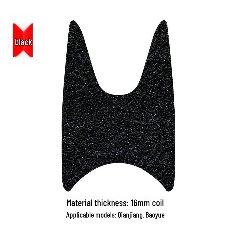 Silk Ring Non-Slip Waterproof Foot Pad for Qianjiang Baoyue QJ110T-8 Motorcycle