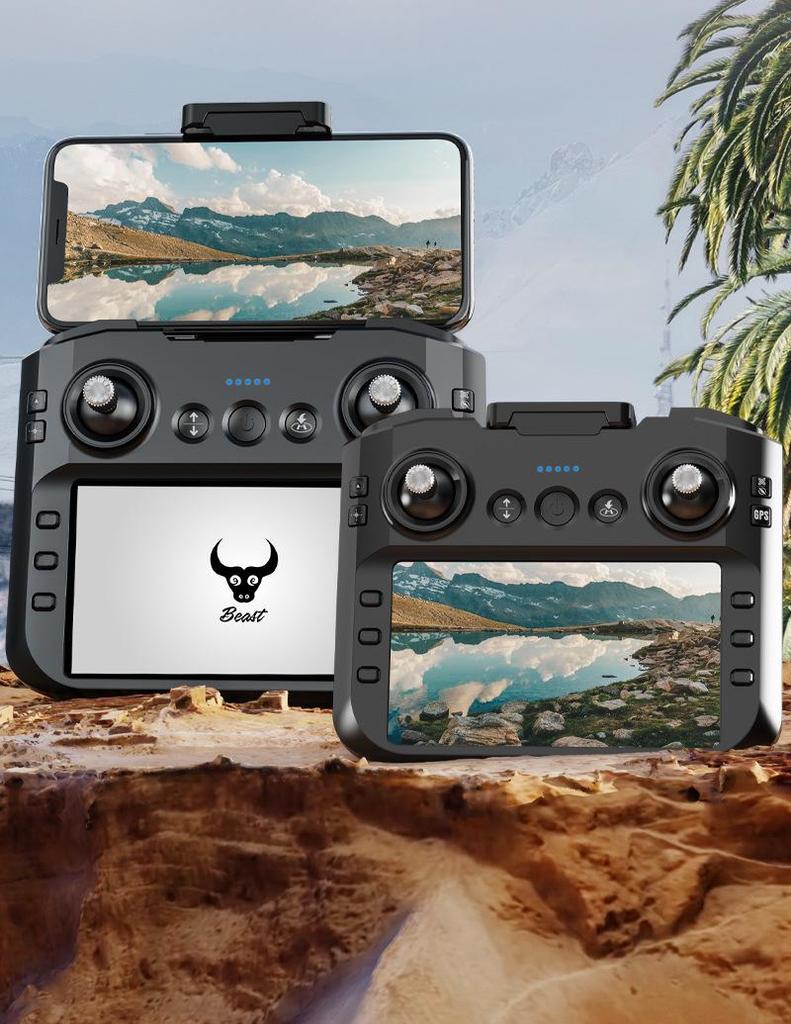 SG901MAX Smart Drone with Brushless Motors, Dual Camera, FPV Screen, GPS, and Obstacle Avoidance