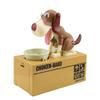 Cute Puppy Hungry Eating Dog Coin Bank Doggy Piggy Bank Coin Munching Toy Money Box