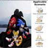 1Pc Sonic Adventure Teamwork Flannel Blanket, Soft And Comfortable, Casual Warm, Camping Travel, Christmas, Halloween Xmas Gift L1279