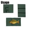 Carp Fishing Quick Fish Folding Unhooking Mat with Ruler,3-Layer Folding Fish Sponge Pad Multi- Cushion Protection Cushion