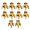 10PCS MCX Socket PCB Soldering Board End Jacks 4 Pin Female Connector OFC Material 50ohms