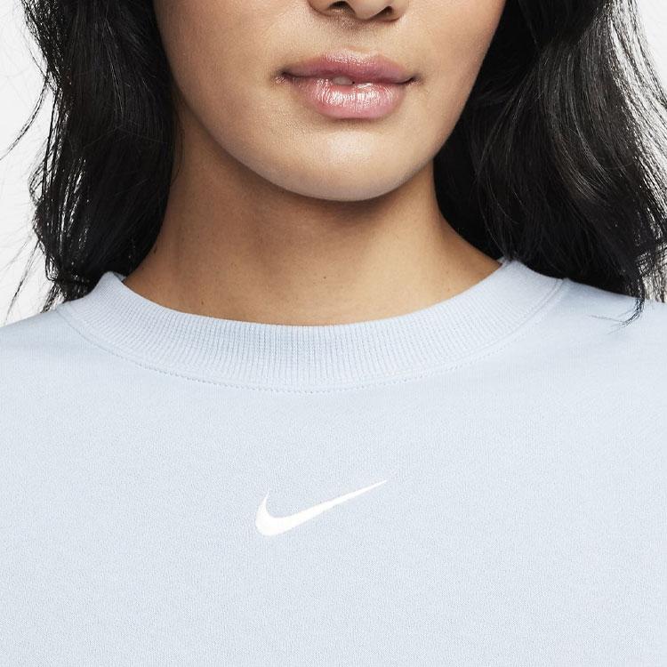 Nike Флисовый пуловер с капюшоном Phoenix, женские топы, синий DQ5761-441