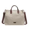 Women's Large Capacity Canvas Shoulder Bag Crossbody Pendulum Bags Basic Style Stitching Line