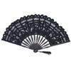 Складной веер Hallow Lace Bamboo Bones Vintage Style Hand Fan с кисточкой для одежды для выступлений