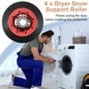 4 шт. 8536974 ролик барабана сушилки подходит для Whirlpool, Kenmore - заменяет 8536974, 8536973, W10314171, WPW10314173, PS11752609