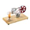 Stirling Engine Kit Electricity Generator Motor Model Physical Generator Model with LED Light Flywheel Design Science