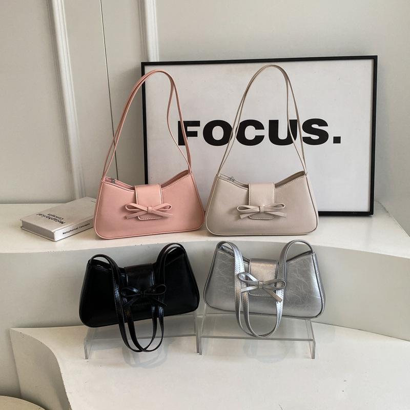 Simple and Foreign Women's Small Bag Women's 2025 New Shoulder Underarm Bag Fashionable and Casual Versatile Messenger Small Square Bag