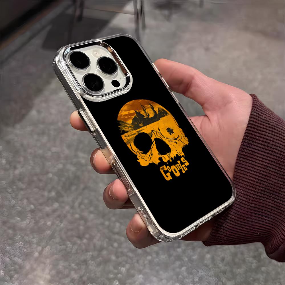 The Goonies Phone Case For IPhone 17 Air 16 E 15 14 13 12 11 Plus Pro Max Electroplated Transparent Soft Shell