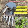 4 Teethes Garden Weeder Tool, Upgrade Uprooting Weeding Tool, Weeds Snatcher Metal Weeding Artifact Puller, Dual Purpose Weeder 2025