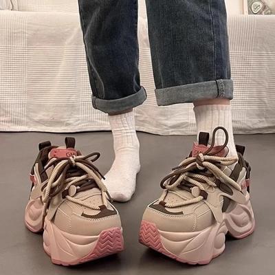 Модная Весенне-Осенняя Стильная Женская Обувь на Шнуровке на Распродаже Оригинальные Предложения Повседневная Мода 2025 Ходьба Новинка 39 Женская Обувь