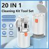 11 in 1 Computer Keyboard Cleaning Kit, Brush Pen Set with Screen Spray Keycap Puller for Earphones & Laptop laptop cleaning kit