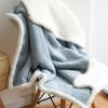 Warm Flannel Blanket Shawl Double Layered Women Scarf Retro Warm Shawl  Office