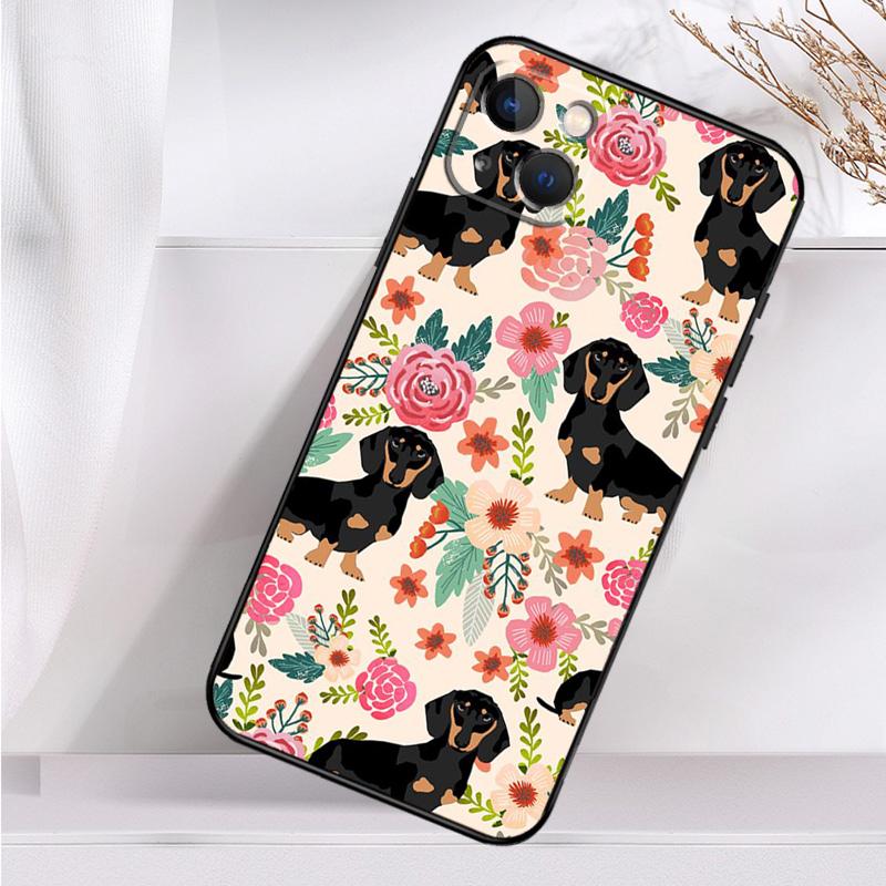 Sausage Dog Dachshund Quotes Phone Case For iPhone 14 13 12 11 16 15 Pro Max Plus Mini 7 8 X XR XS Max Soft Cover