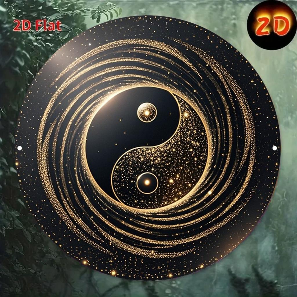 Плоская 2D металлическая настенная табличка
