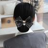 Net Flower For Nurse Hairgrips Cover Net Women Spring Clips Korean Bun Snood Bowknot Hair Bun Cover
